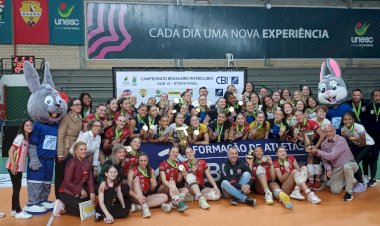 Criciúma é vice-campeã no Campeonato Brasileiro Interclubes de Vôlei Feminino Sub-19