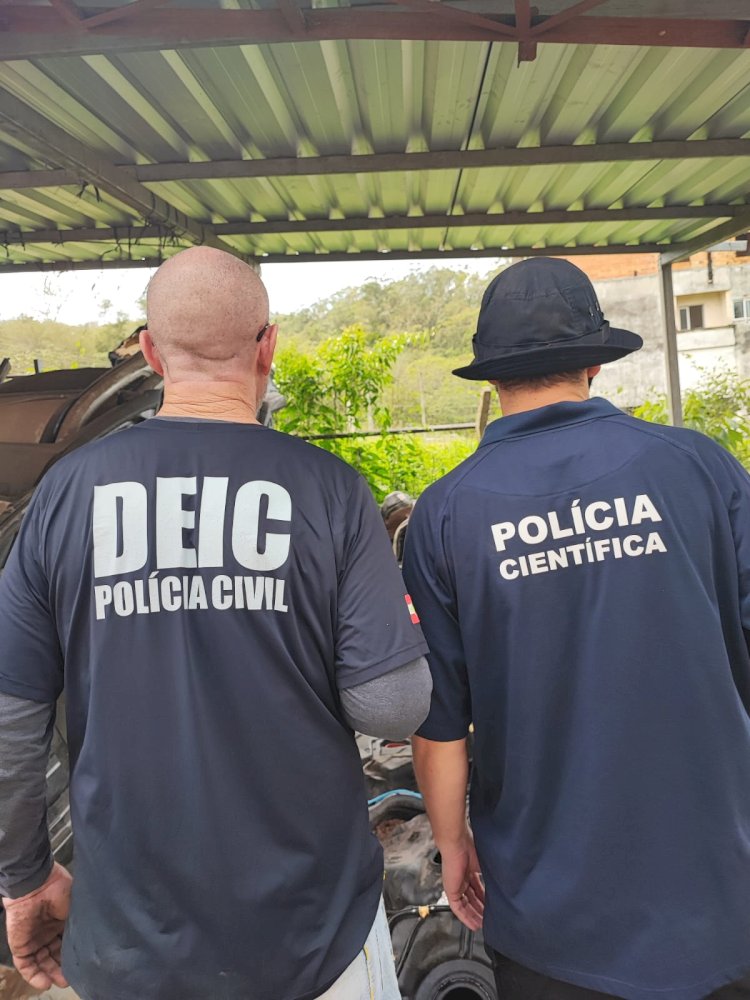 56ª EDIÇÃO DA OPERAÇÃO 311 PRENDE DOIS EMPRESÁRIOS E APREENDE COMPONENTES DE 18 VEÍCULOS EM CRICIÚMA