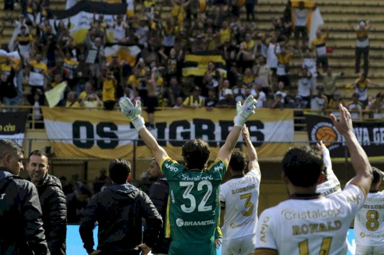 TIGRE VENCE O SÃO BERNARDO FORA DE CASA