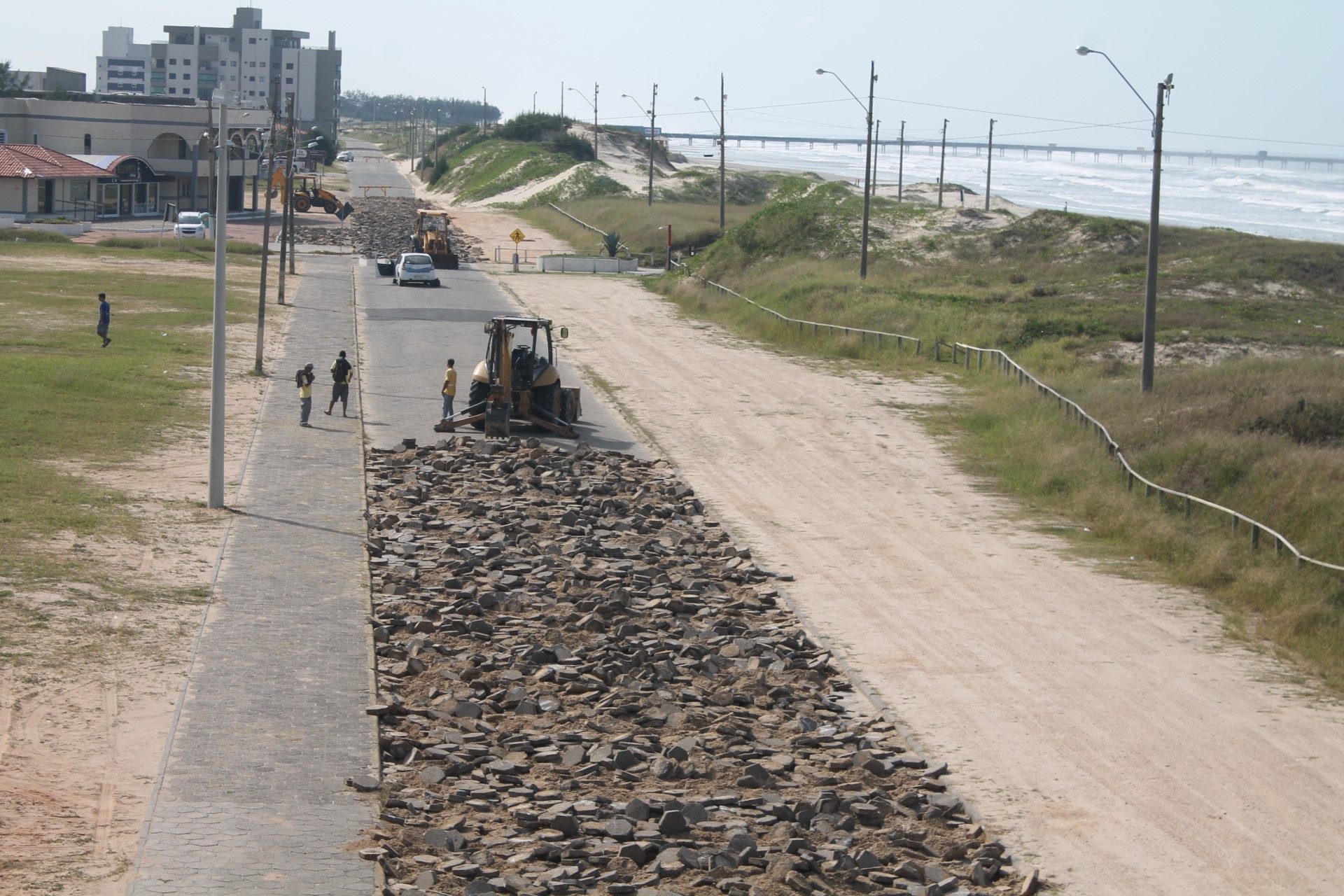 Obras do Calçadão têm início no Rincão