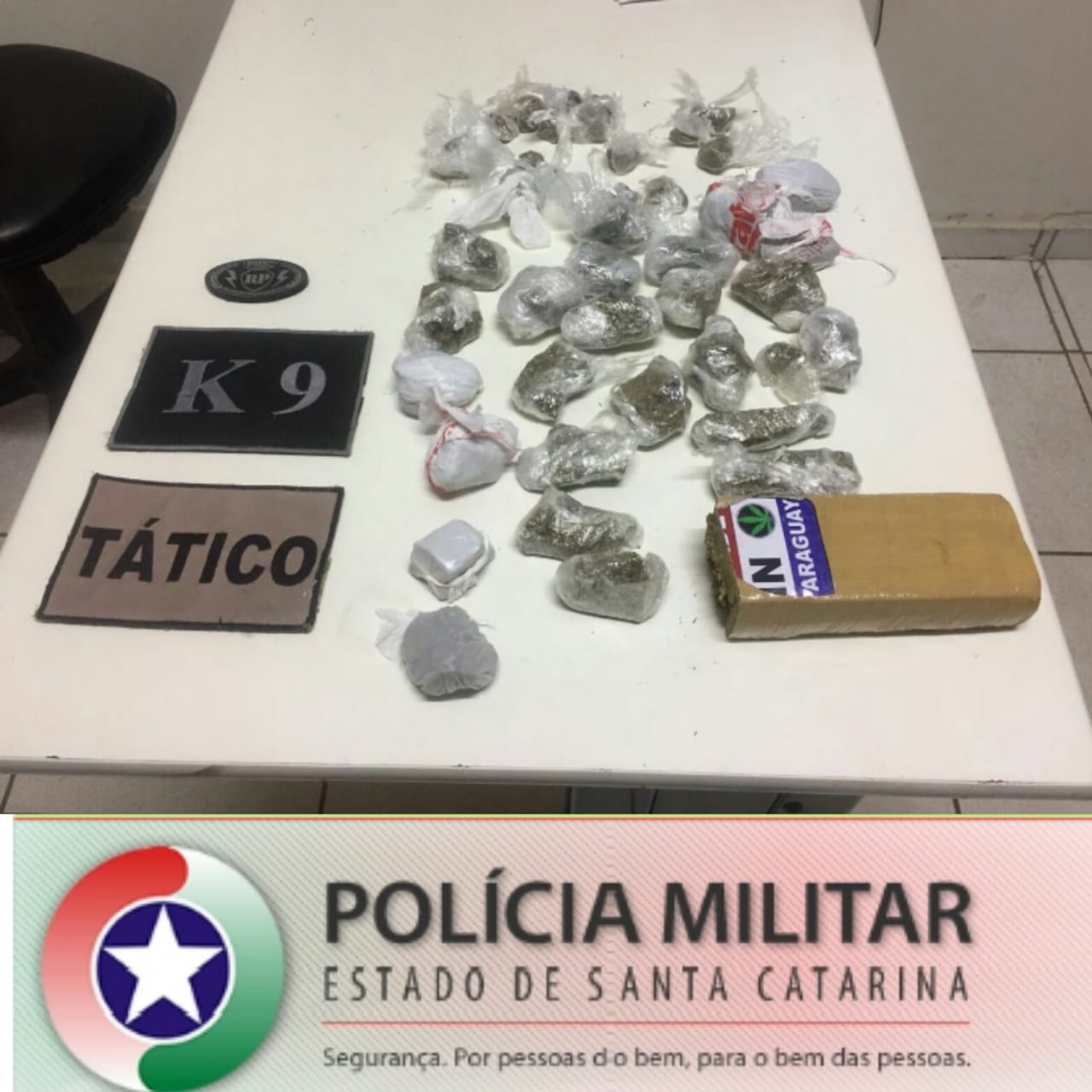 Homem é preso com drogas na Boa Vista