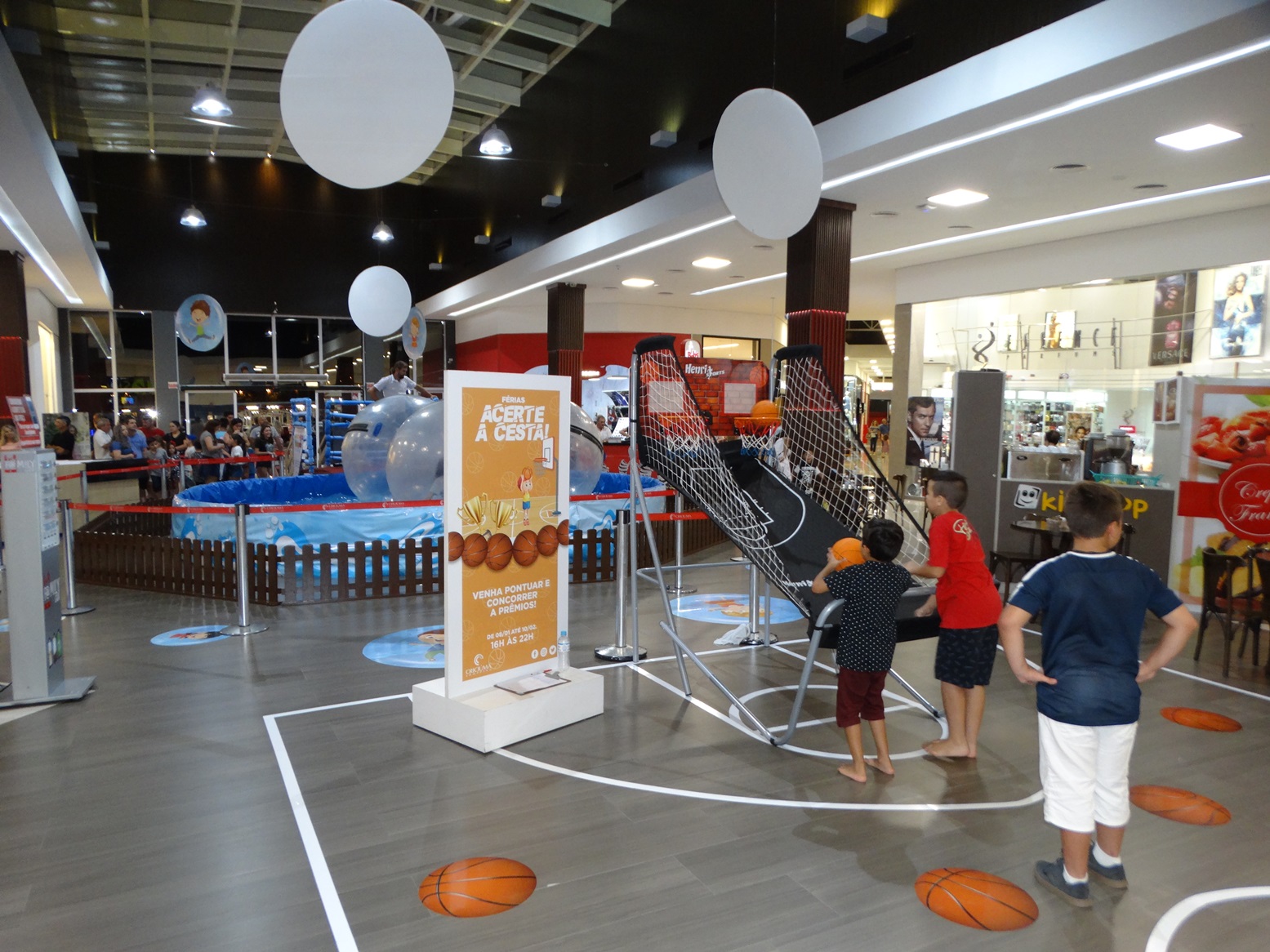 Diversão gratuita nas férias do Criciúma Shopping