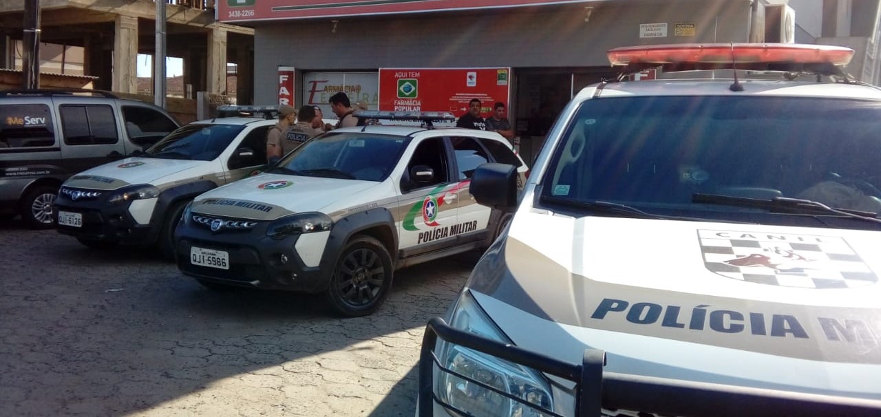 PM PRENDE HOMEM POR TENTATIVA DE ASSALTO EM FARMÁCIA