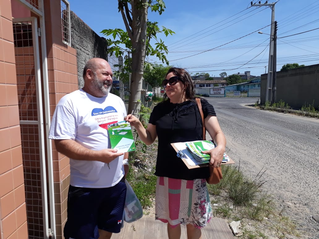 Moradores do Bairro Próspera recebem orientações sobre saneamento básico