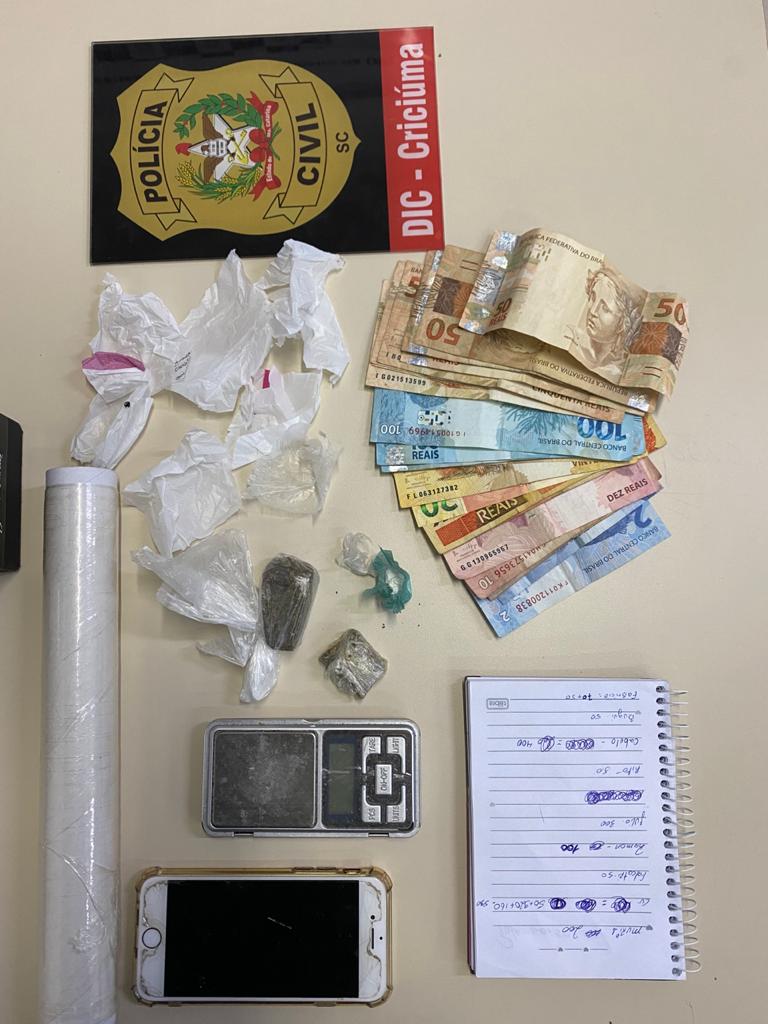 Polícia Civil prende homem por tráfico de drogas na Santa Augusta